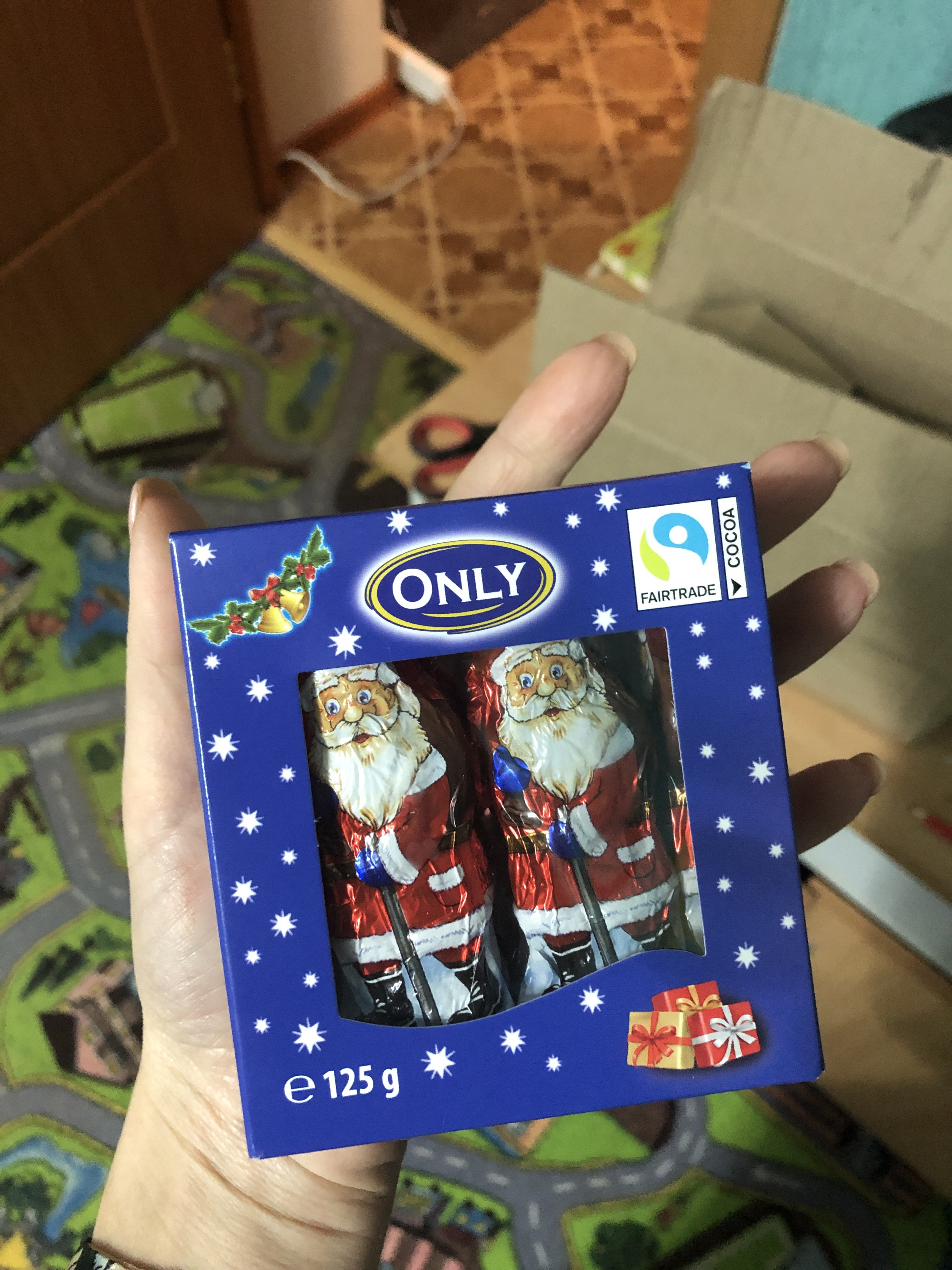 Фотография покупателя товара Шоколад Santa Claus, фигурный, 125 г (10 x 12,5 г) - Фото 5