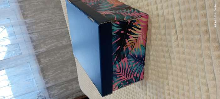 Фотография покупателя товара Коробка подарочная складная, упаковка, «Tropical», 31,2 х 25,6 х 16,1 см - Фото 1