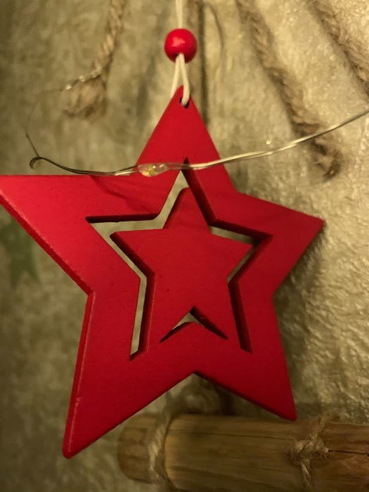 Фотография покупателя товара Новогодняя подвеска «Двойная звезда»