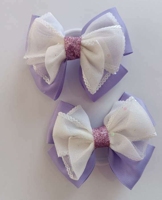 Фотография покупателя товара Лента декоративная, с глиттером, 38 мм, 9±0.5 м, белая, серебряная - Фото 9