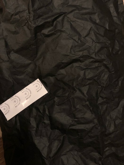 Фотография покупателя товара Бумага упаковочная тишью, черный, 50 х 66 см - Фото 1