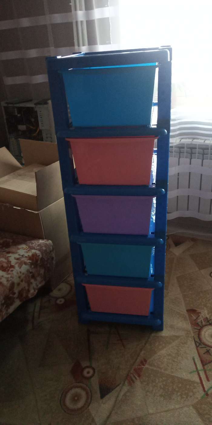 Фотография покупателя товара Комод детский №18, 5 секций, цвет синий
