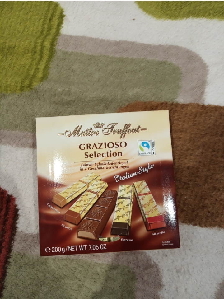 Фотография покупателя товара (комплектующие) Шоколадный набор GRAZIOSO Selection Italian Style, 200 г - Фото 1