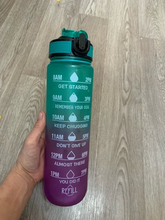 Фотография покупателя товара Бутылка для воды, 1 л, Refill, 28.5 х 7 см