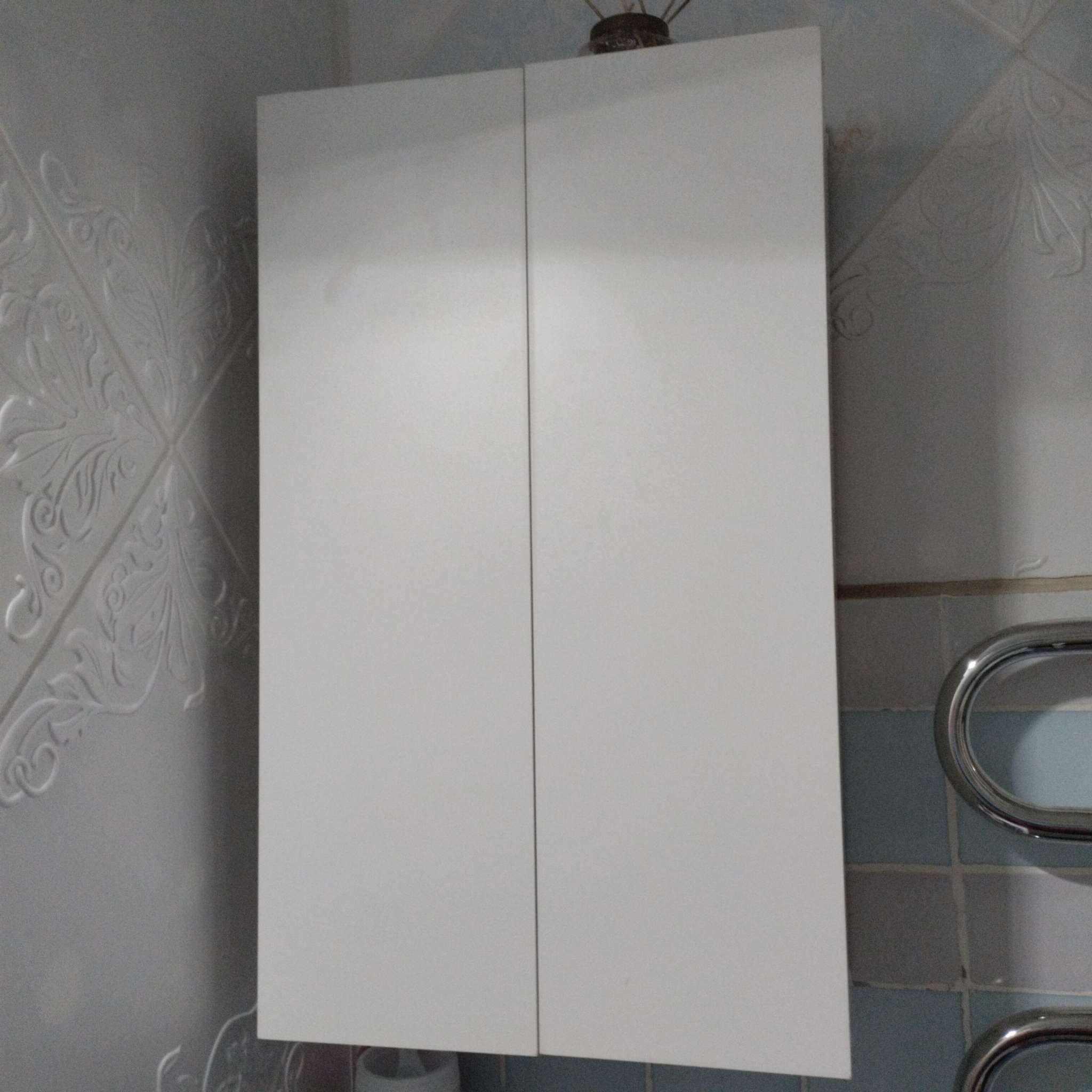 Фотография покупателя товара Шкаф навесной для ванной комнаты, две полки,   48 х 24 х 80 см - Фото 1