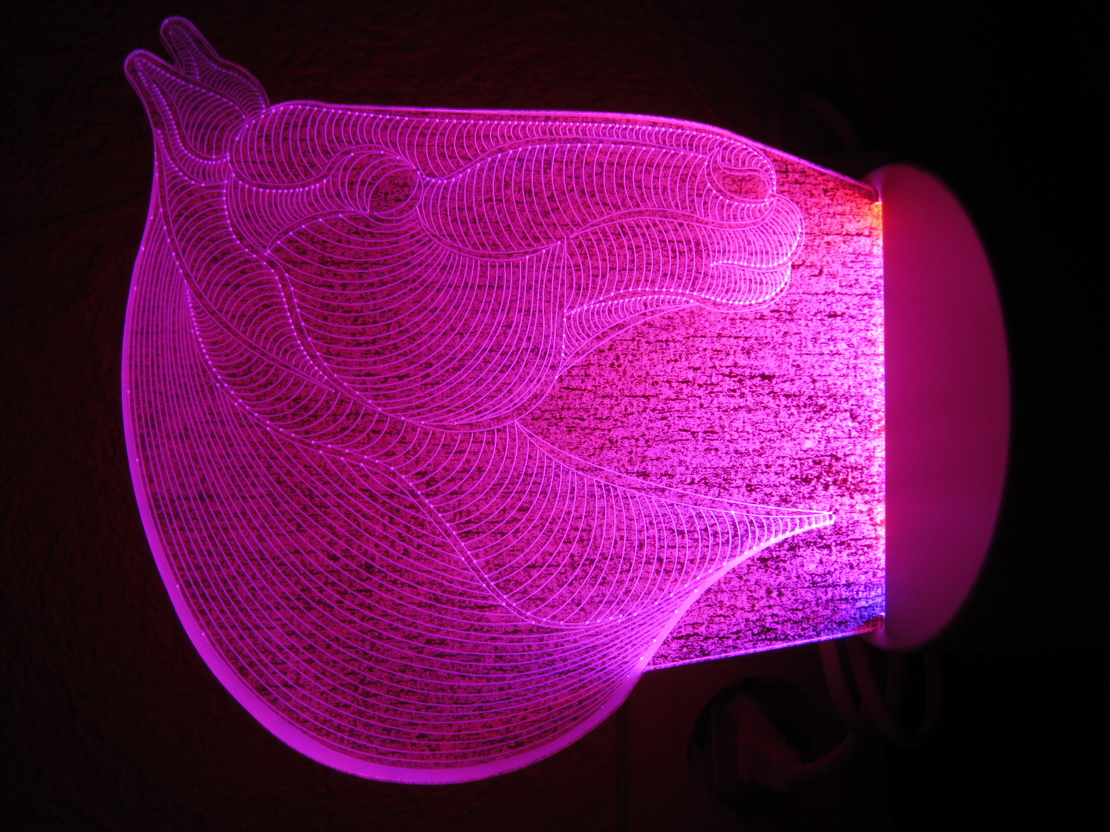 Фотография покупателя товара Светильник «Лошадь» LED RGB от сети - Фото 3