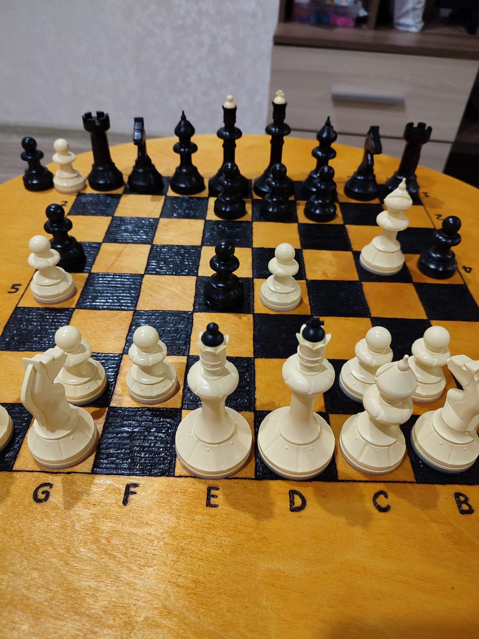 Фотография покупателя товара Шахматные фигуры гроссмейстерские "Айвенго", король h-10 см, пешка-5 см, в коробке