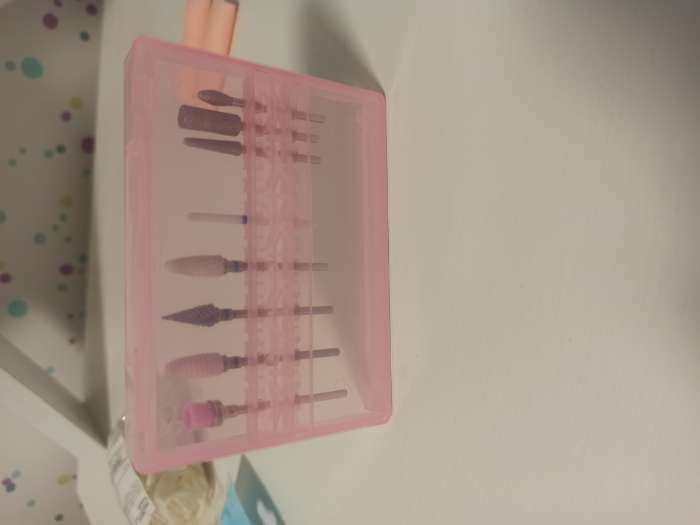 Фотография покупателя товара Органайзер для фрез, 14 отделений, 10×7.5 см, цвет МИКС - Фото 1