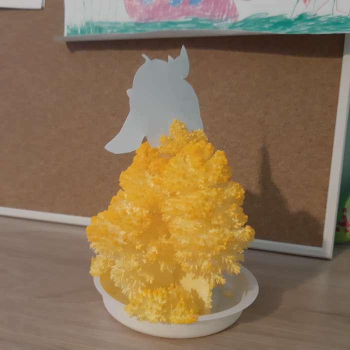 Фотография покупателя товара Набор для творчества «Лучистые кристаллы»: Телёнок, цвет оранжевый - Фото 4