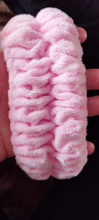 Фотография покупателя товара Повязка для волос "Капелька" 19*6 см розовый