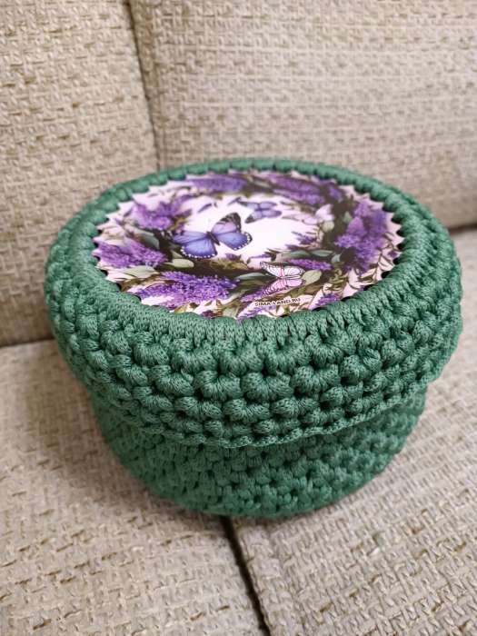 Фотография покупателя товара Донышки для вязания 2 в 1 «Весенняя нежность», круг 15 см, хдф 3 мм - Фото 9