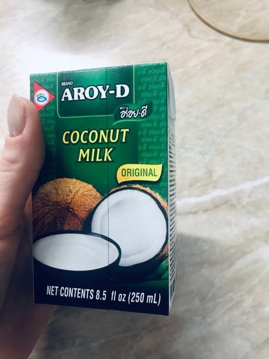 Фотография покупателя товара Кокосовое молоко AROY-D, растительные жиры 17-19%, Tetra Pak, 250 мл - Фото 5