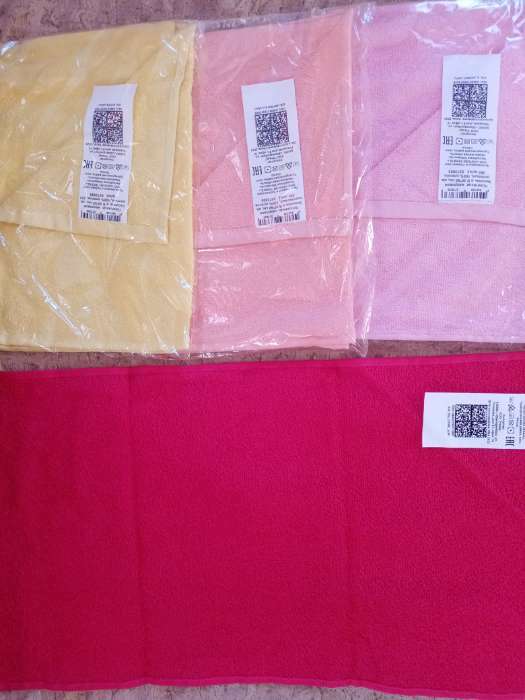 Фотография покупателя товара Салфетка махровая универсальная для уборки Экономь и Я, розовый, 100% хлопок, 350 гр/м2 - Фото 5