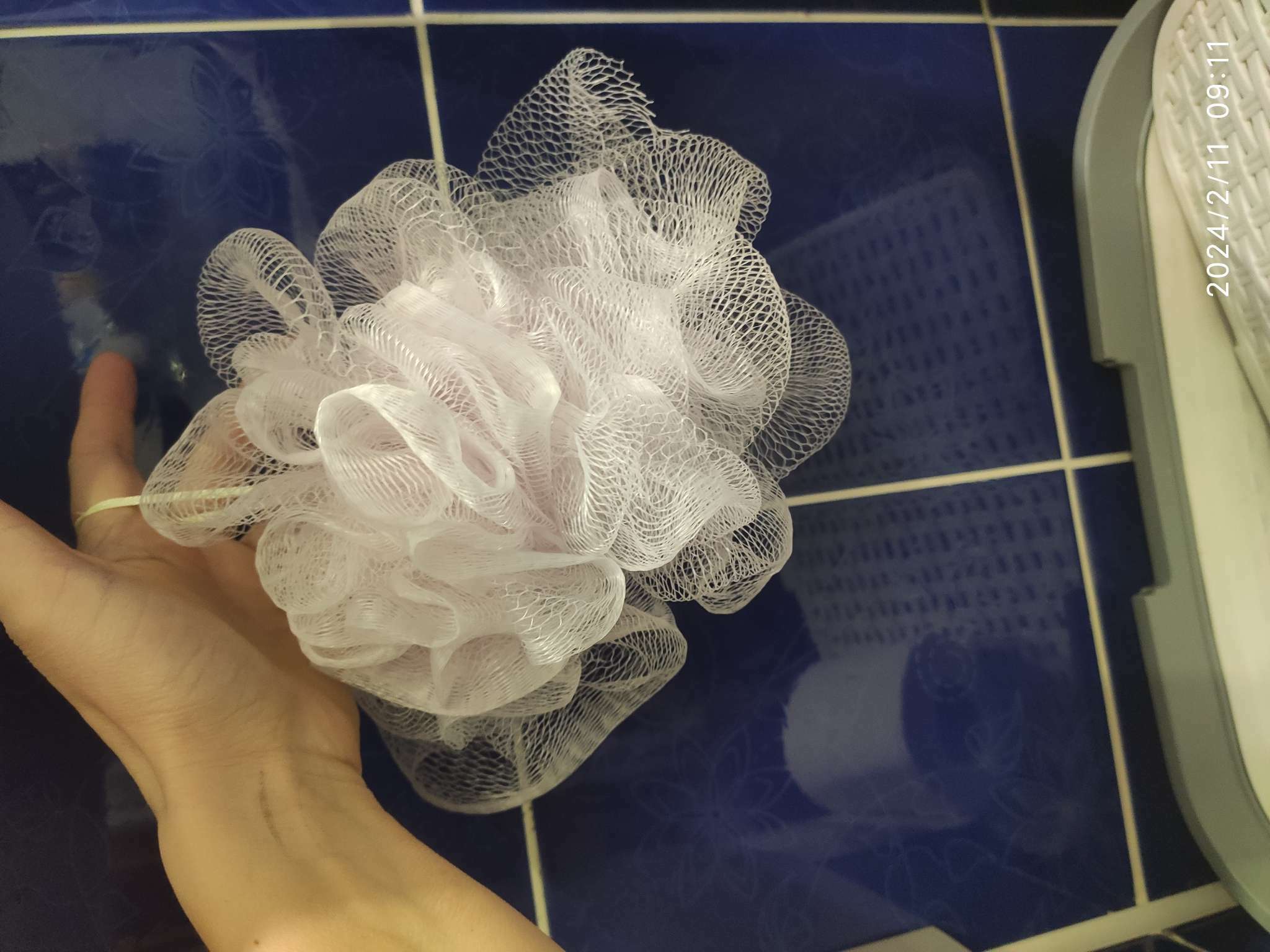 Фотография покупателя товара Мочалка - шар для тела CUPELLIA SPA, 50 гр, цвет розовый