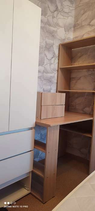 Фотография покупателя товара Шкаф 2х створчатый КЕОС с 3мя ящиками, 600х400х1800, Белый - Фото 13