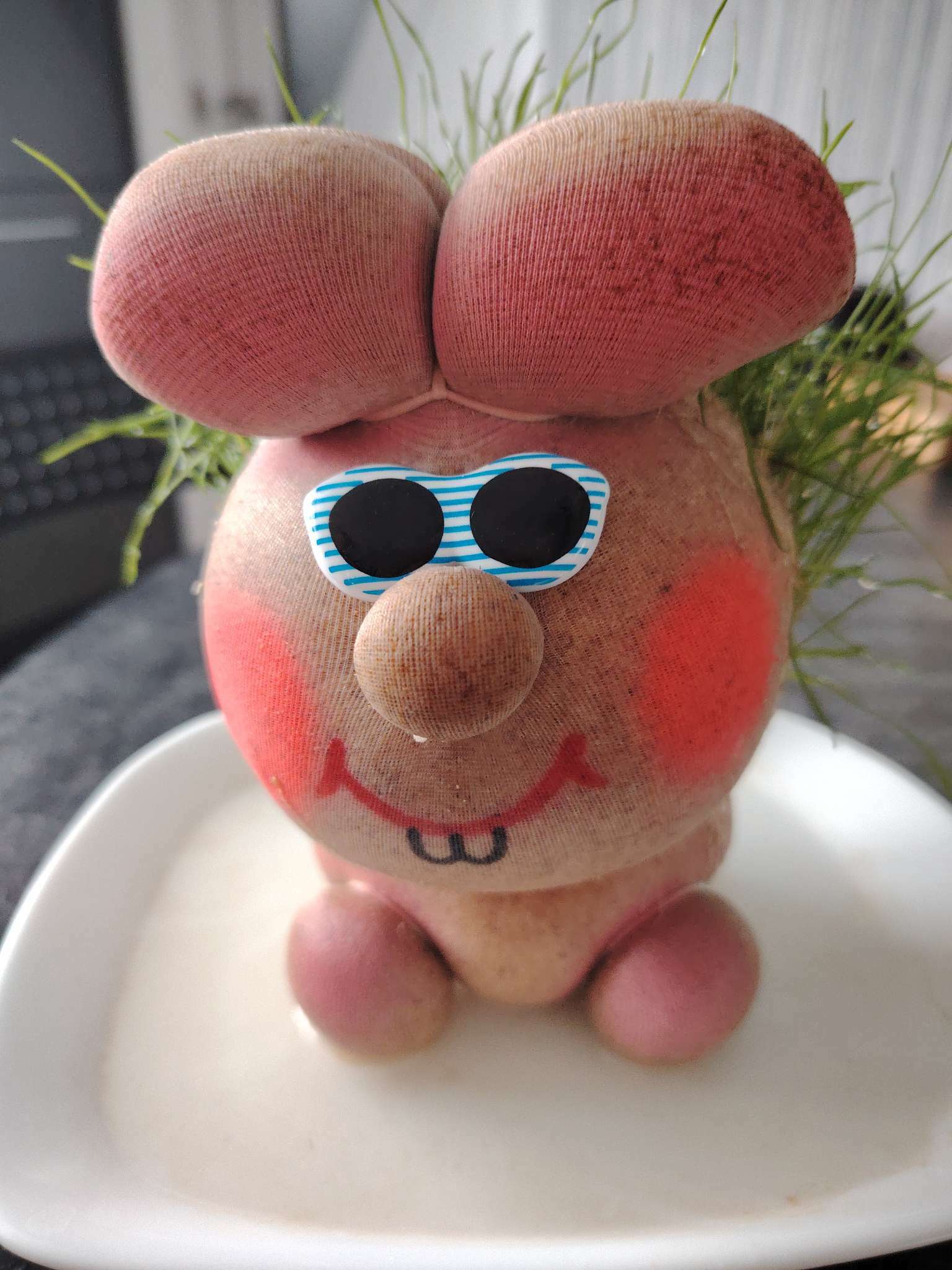 Фотография покупателя товара Растущий подарок травка Экоживчик "Кролик розовый" - Фото 3