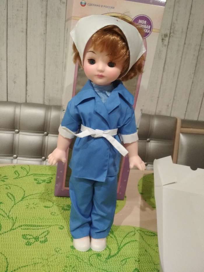 Фотография покупателя товара Кукла «Врач», 45 см, МИКС - Фото 2
