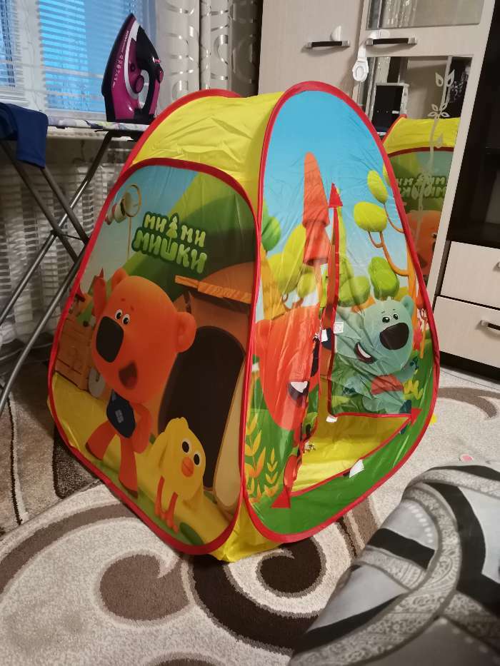 Фотография покупателя товара Детская палатка «Мимимишки», в сумке - Фото 1