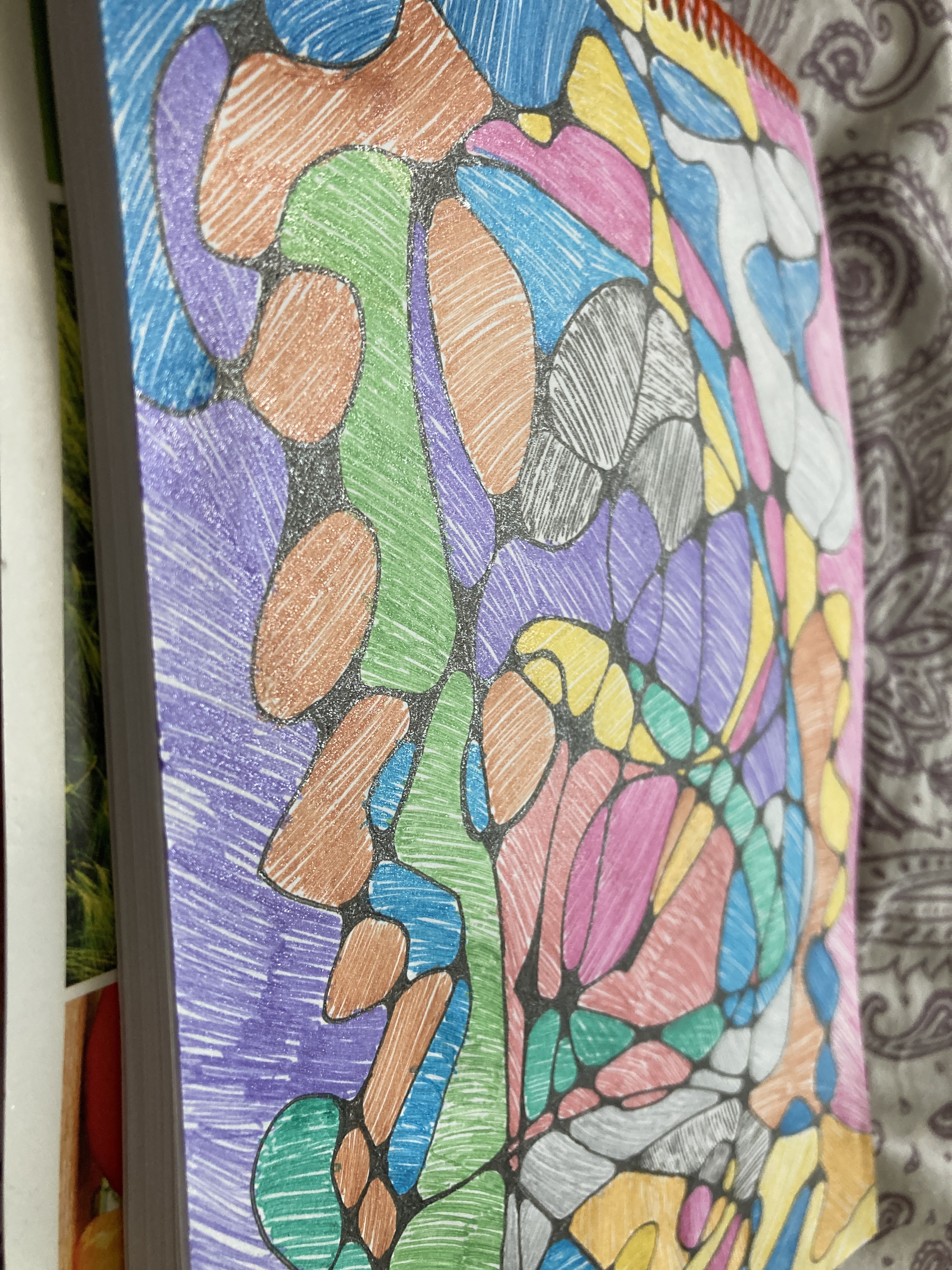 Фотография покупателя товара Набор гелевых ручек с блёстками, 36 цветов, корпус с рисунком, в блистере, на кнопке - Фото 6