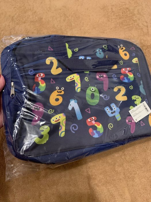 Фотография покупателя товара Набор первоклассника, 40 предметов, Calligrata «Цифры монстры», в папке - Фото 1