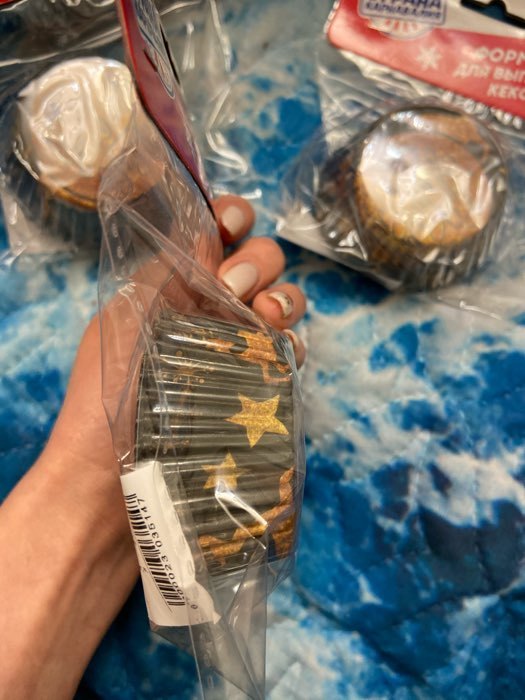 Фотография покупателя товара Набор для выпекания кексов «С Новым Годом», олень, набор 24 формочки - Фото 1