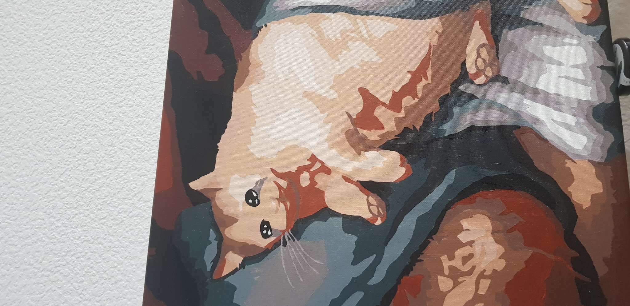Фотография покупателя товара Картина по номерам «Толстый котик», 40 × 50 см, 23 цвета - Фото 1