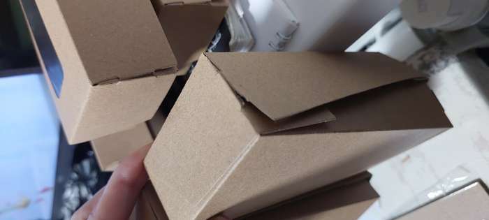 Фотография покупателя товара Коробка складная, крафт, 17 х 7 х 4 см, 0,5 л - Фото 7