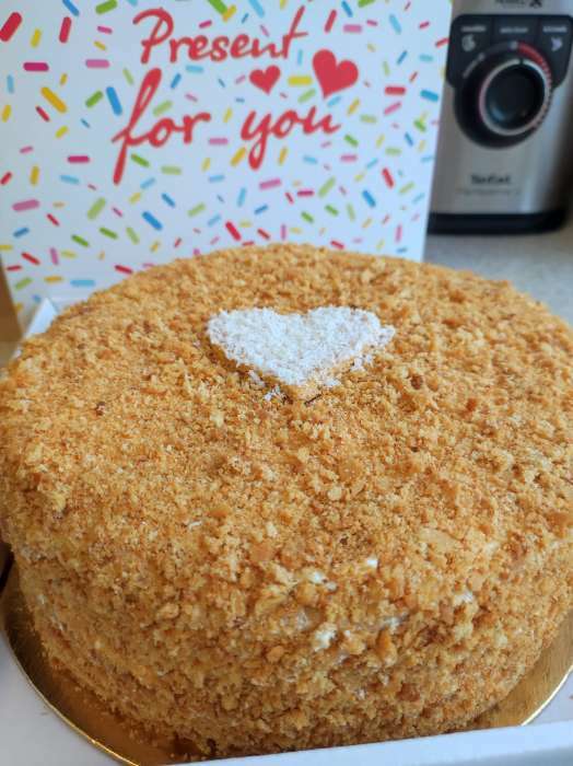 Фотография покупателя товара Кондитерская упаковка, короб, "Для тебя", 24 х 24 х 12 см, 1,5 кг - Фото 1