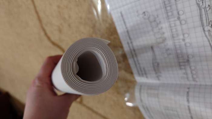 Фотография покупателя товара Калька чертёжная под карандаш, ширина 420 мм, в рулоне 20 метров, 40 г/м², в ПП плёнке