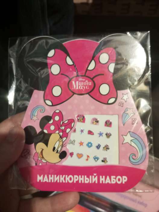 Фотография покупателя товара Наклейки для ногтей детские, Минни маус - Фото 3