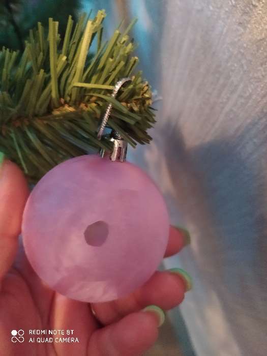 Фотография покупателя товара Набор шаров пластик d-6 см, 12 шт "Туман" розово-синий - Фото 2