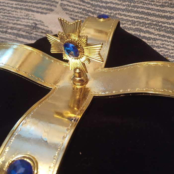 Фотография покупателя товара Корона «Король», цвет синий - Фото 1