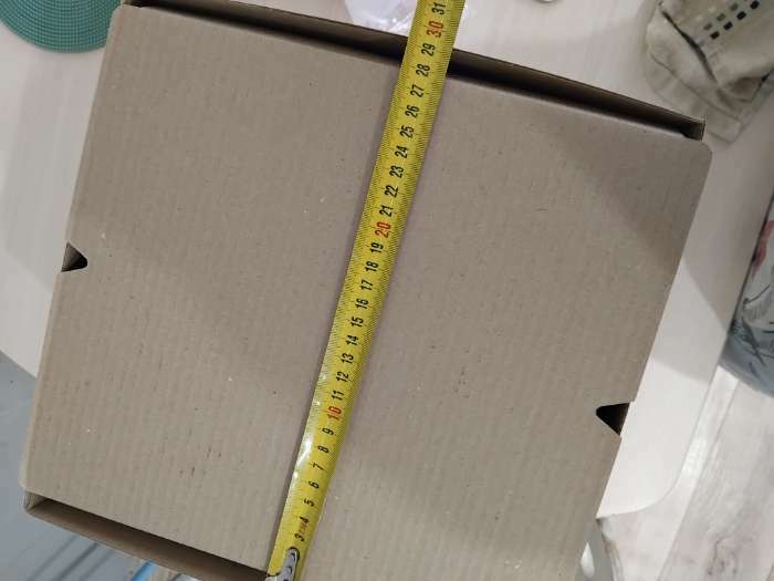 Фотография покупателя товара Коробка под торт с окном, 30 х 30 х 19 см