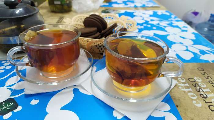 Фотография покупателя товара Сервиз чайный стеклянный «Ташкент», 12 предметов: 6 чашек 290 мл, 6 блюдец