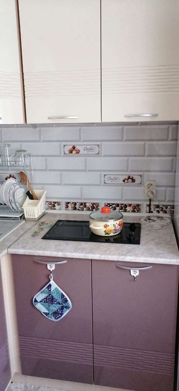 Фотография покупателя товара Фартук кухонный АБС Керамика Choko 3000х600х1,5 мм