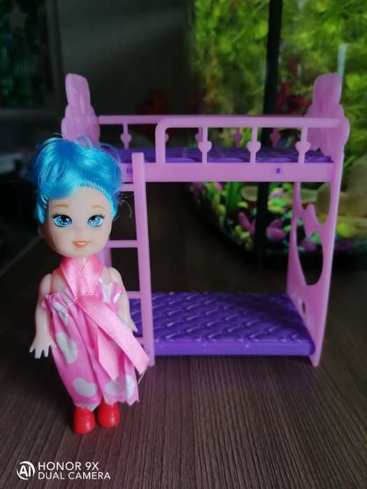 Фотография покупателя товара Кукла малышка «Ксюша» в платье, МИКС