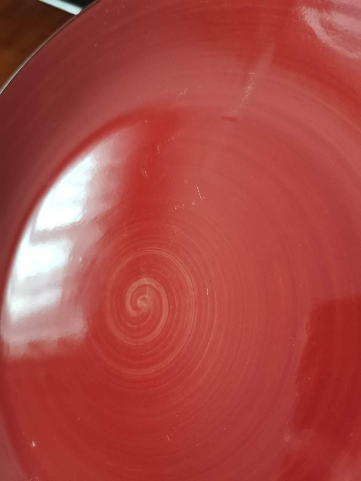 Фотография покупателя товара Тарелка керамическая десертная Доляна «Морской мир», d=19 см, цвет красный - Фото 7