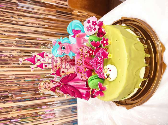 Фотография покупателя товара Набор для украшения торта «С днём рождения!», принцесса - Фото 1