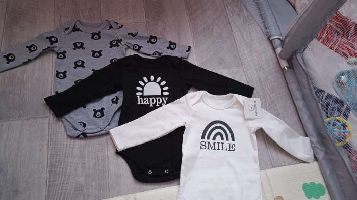 Фотография покупателя товара Комплект детских боди для мальчика «Крошка Я» Smile, 3 шт., рост 80-86 см - Фото 1