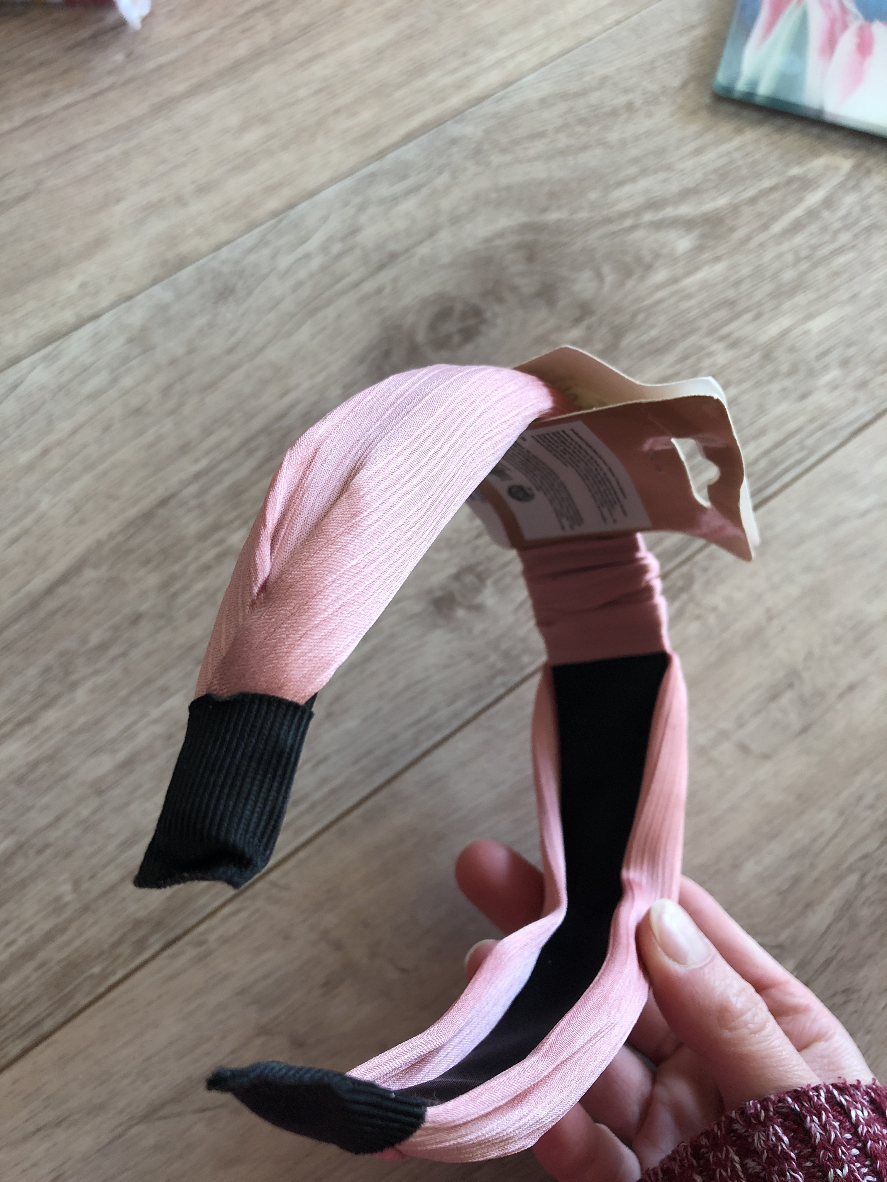 Фотография покупателя товара Ободок для волос "Престиж" 3 см, розовый