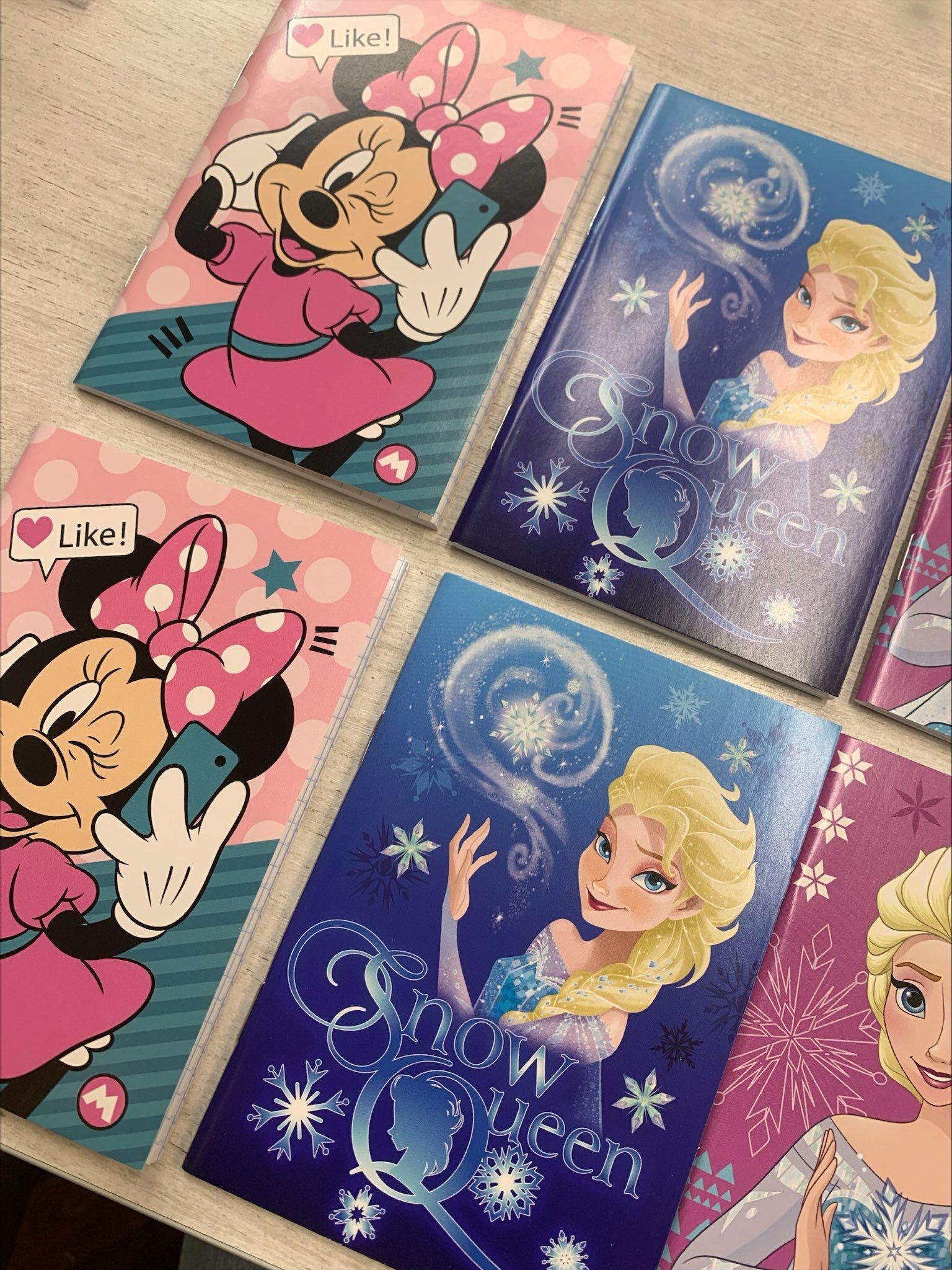 Фотография покупателя товара Блокнот А6, 32 листа, на скобе, герои Дисней для девочки, МИКС - Фото 2