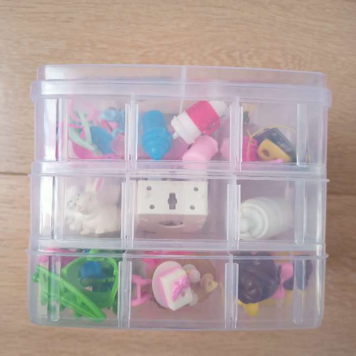 Фотография покупателя товара Органайзер для хранения, пластик, 6 ячеек, 15×15×5 см, цвет МИКС - Фото 16