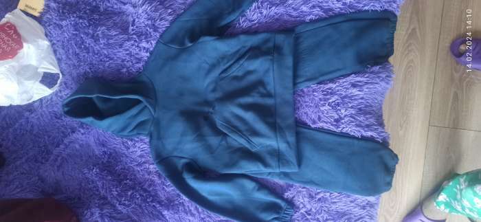 Фотография покупателя товара Комплект детский (толстовка, брюки), НАЧЁС, цвет тёмно-синий, рост 134 см