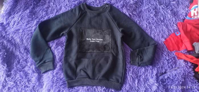 Фотография покупателя товара Джемпер детский KAFTAN Trendy, размер 30 (98-104 см), чёрный - Фото 1