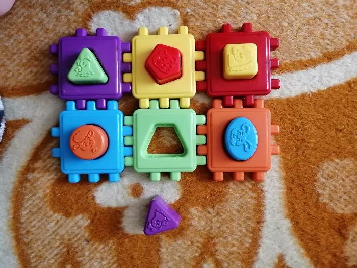 Фотография покупателя товара Развивающая игрушка Логический куб «Геометрик» 10,5х10,5х10,5см. - Фото 21