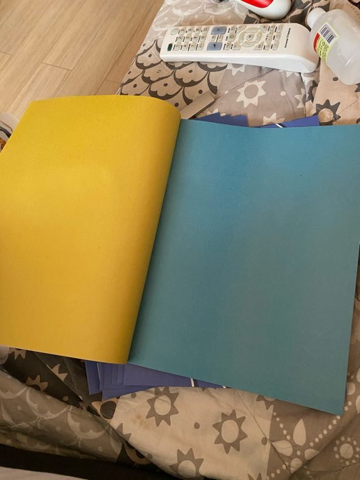 Фотография покупателя товара Бумага цветная А4, 8 листов, 8 цветов «Синий автомобиль», односторонняя - Фото 1