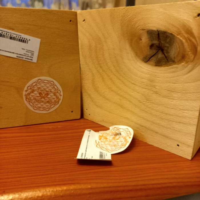 Фотография покупателя товара Кашпо деревянное 12×11×9 см "Однушка Лайт", двухреечное, натуральный Дарим Красиво - Фото 3