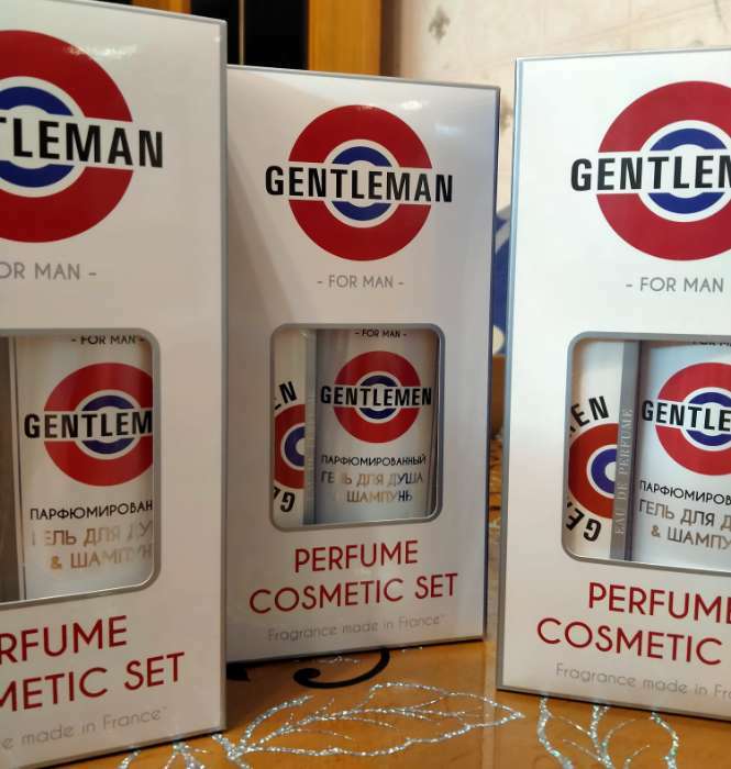 Фотография покупателя товара Подарочный набор мужской Gentleman, гель для душа 250 мл, парфюмерная вода, 30 мл