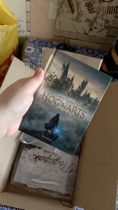 Фотография покупателя товара Записная книжка, А6, 48 листов, в клетку, "Hogwarts Legacy. Гарри Поттер", глянцевая ламинация, блок офсет 60г/м2 - Фото 1