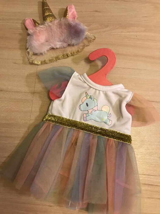 Фотография покупателя товара Одежда для пупса «Единорожка», с аксессуарами - Фото 5